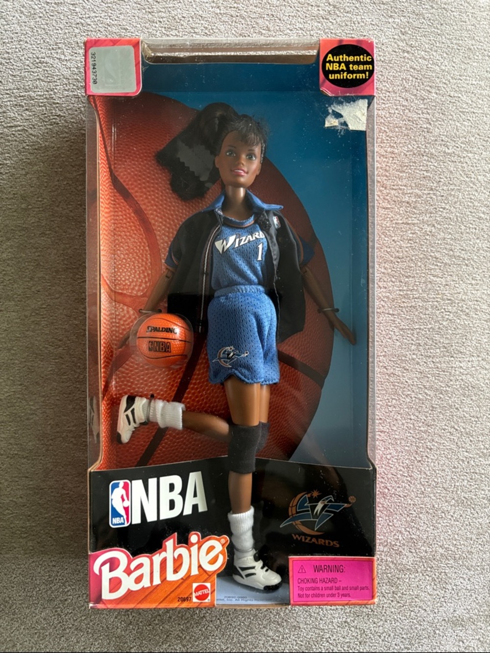 Barbie NBA New York Knicks African American Doll - Official 1998 Mattel